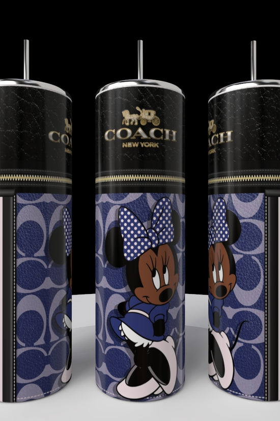Minnie Mouse Coach Series 20oz Skinny Tumbler