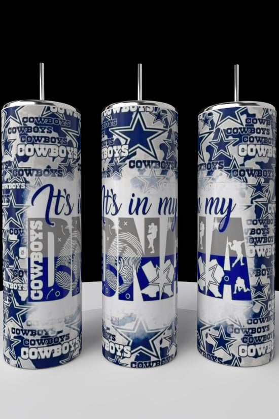 Cowboys | Its In My DNA - 20oz Skinny Tumbler