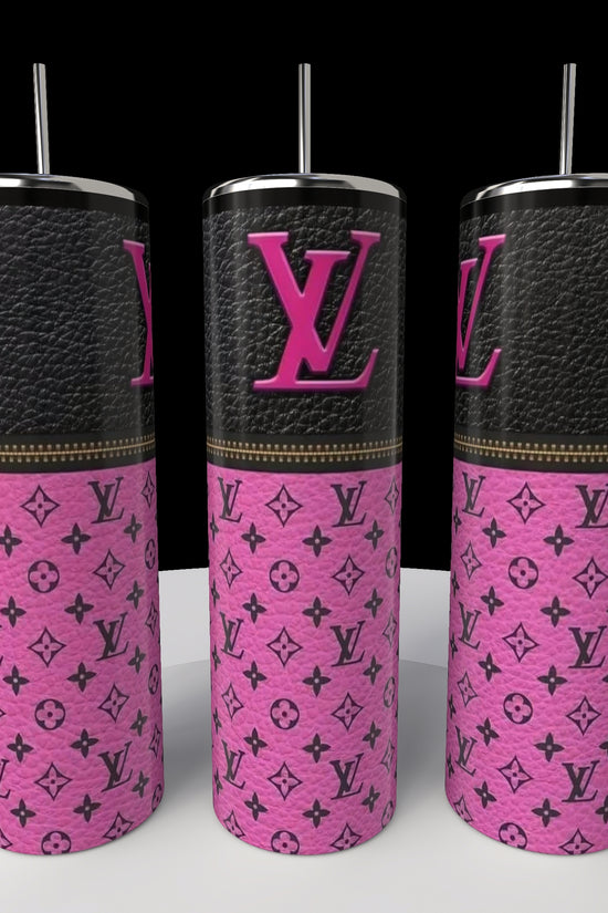 LV Dark Zipper 20oz Tumbler