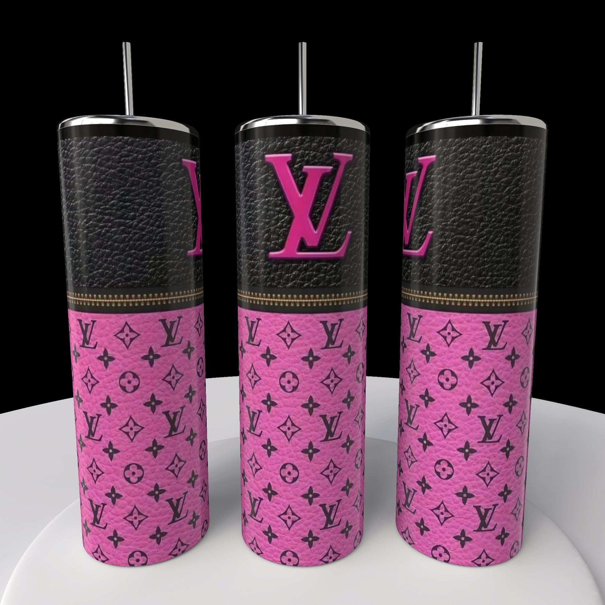 LV Dark Zipper 20oz Tumbler