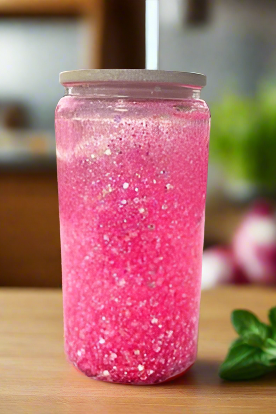 Snowglobe Tumbler | 16 oz glass