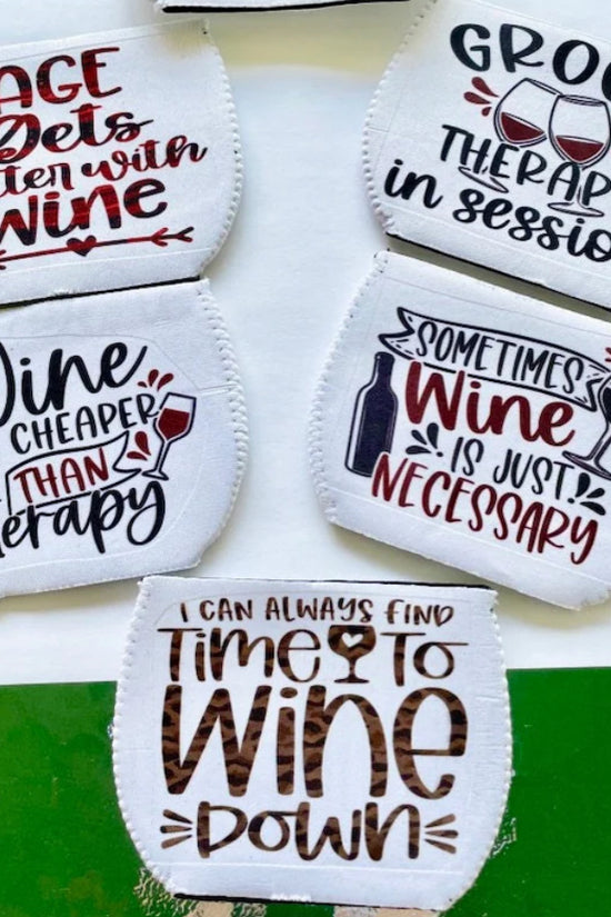 Customized Wine Koozie