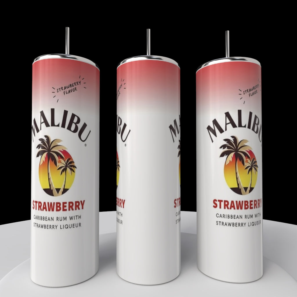 Malibu Double Sided 20oz Tumblers-add on Removable 3D Lid