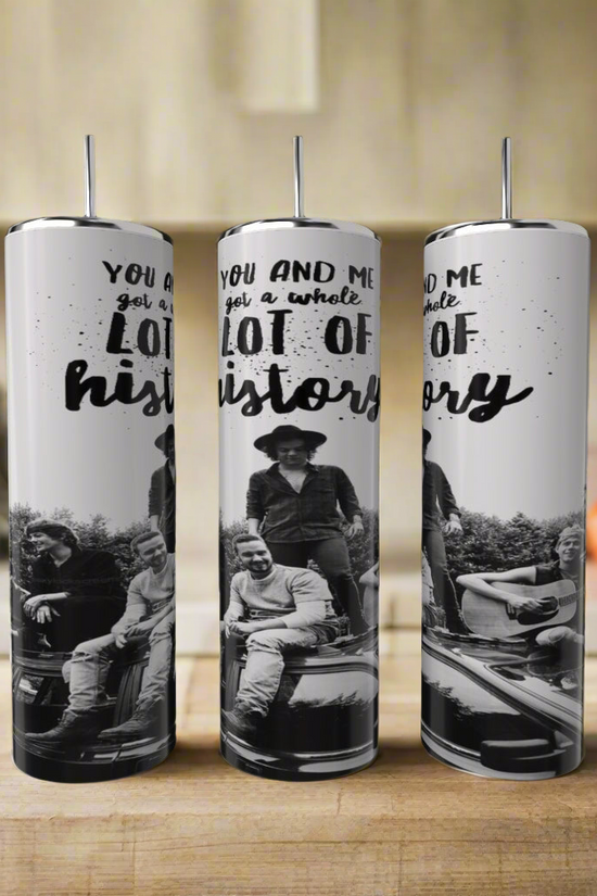 One Direction You & Me Got a lot Of History 20oz Tumbler