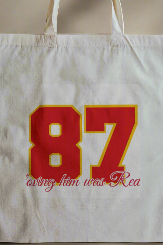 Loving Him Was Red | Reusable Canvas Bag