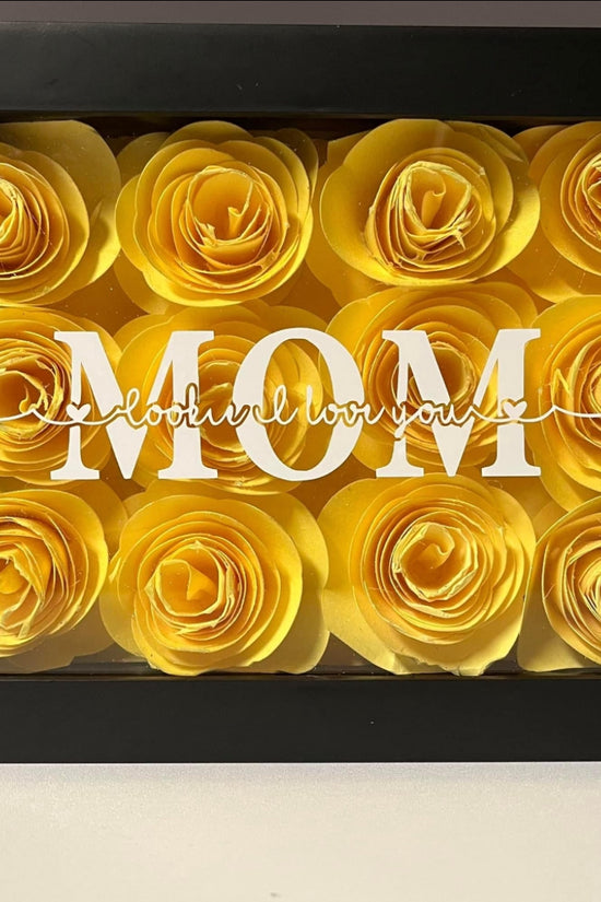 Mom 5x7 Flower Shadow Box
