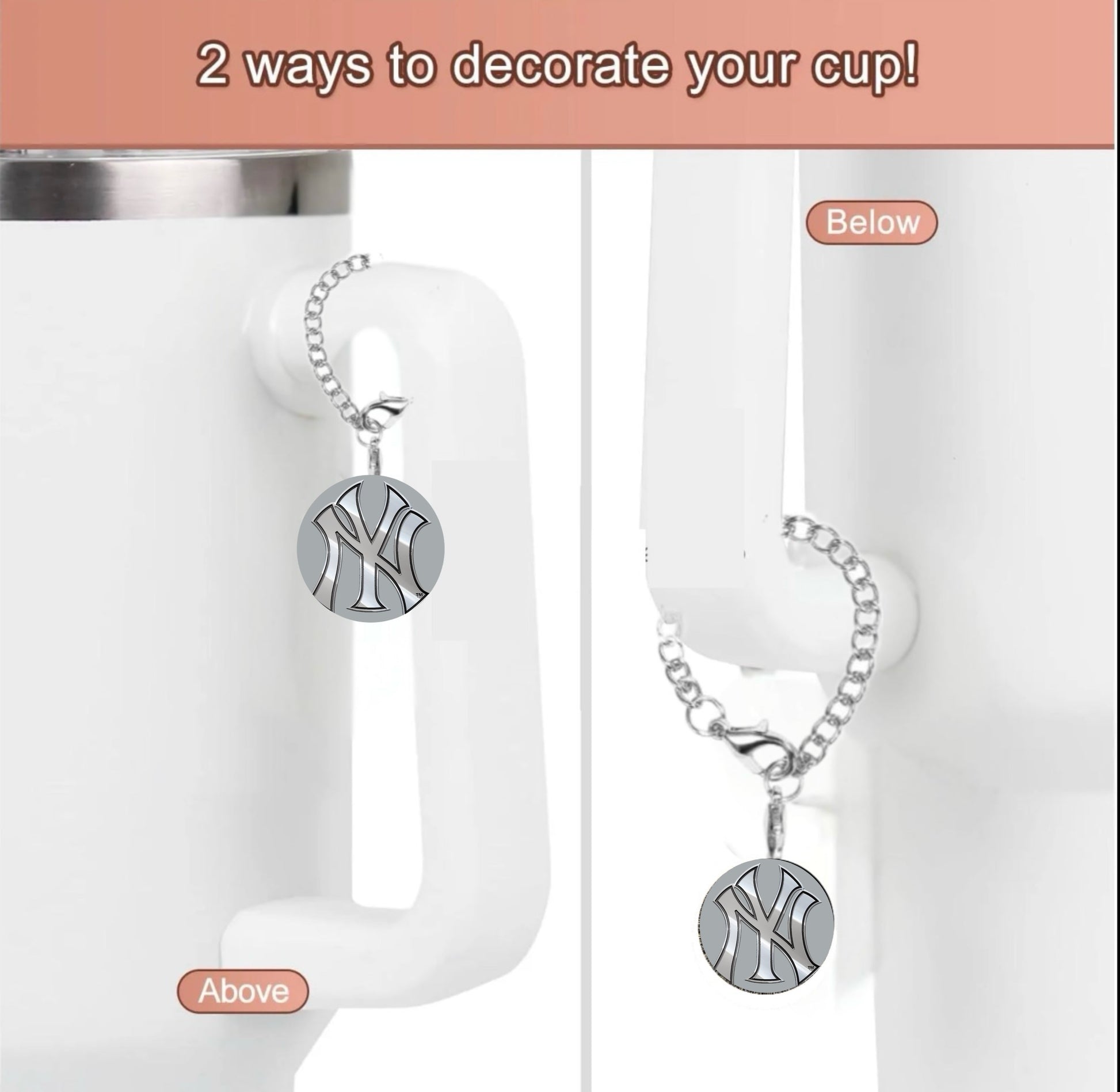 NY Yankees Charm Dangle