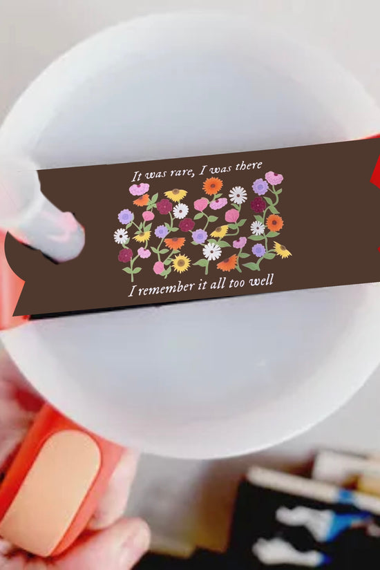 Taylor Swift Debut Piano Stanley Lid Plate/Topper