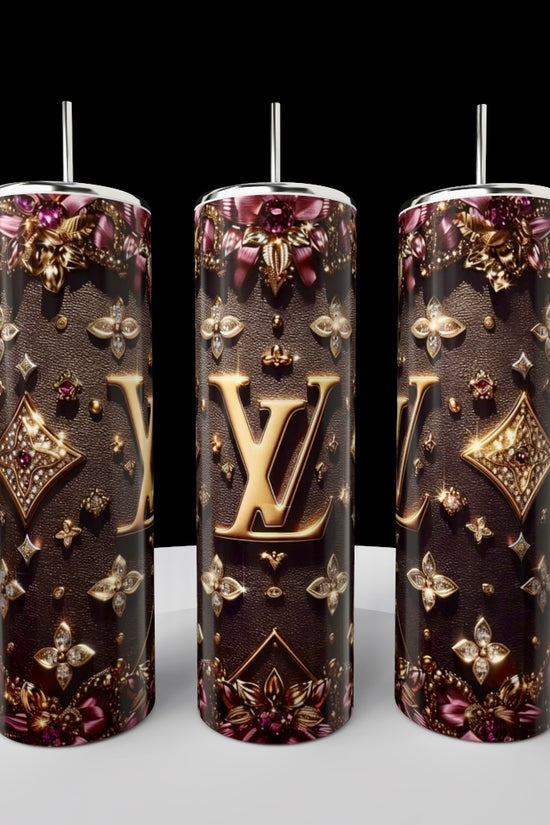LV Purple & Gold 20oz Tumbler