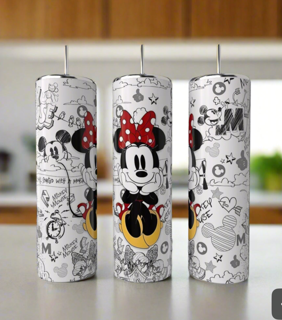 Minnie Mouse 20oz Skinny Tumbler