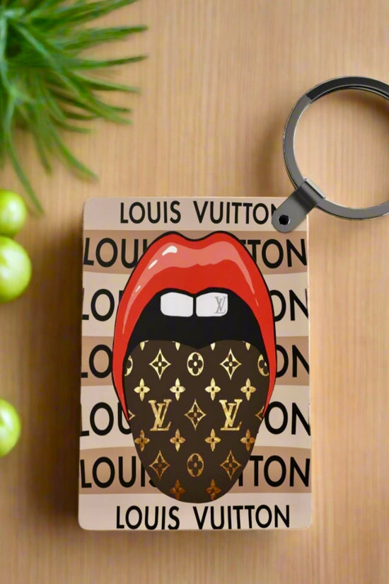 LV Inspired Keychain