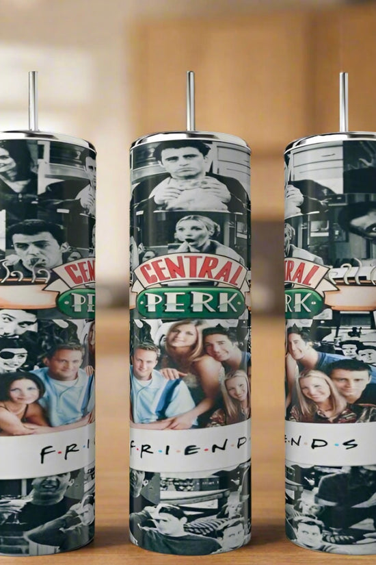 Friends Poloraid Collage Tumbler