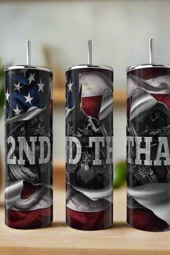 2nd Amendment 20oz Skinny Tumbler