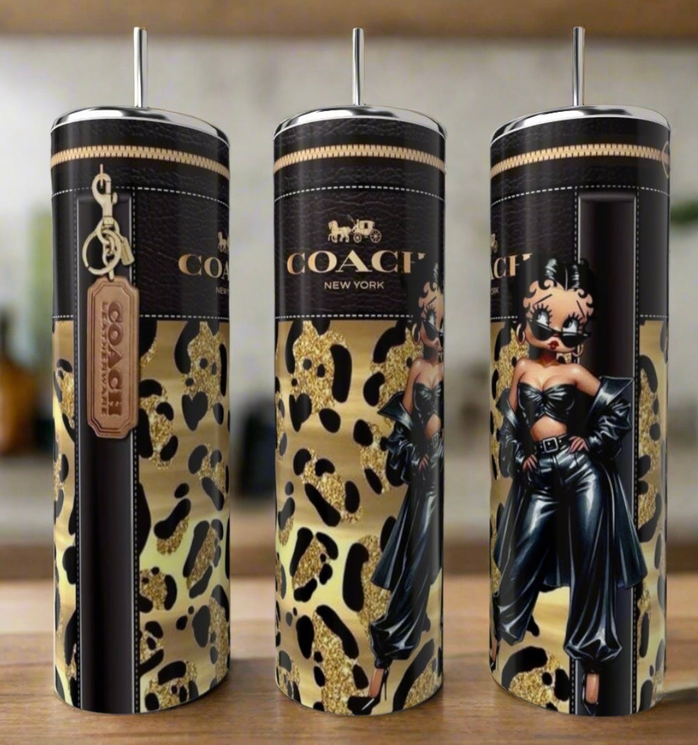 Betty Boop Gold | 20oz Tumbler