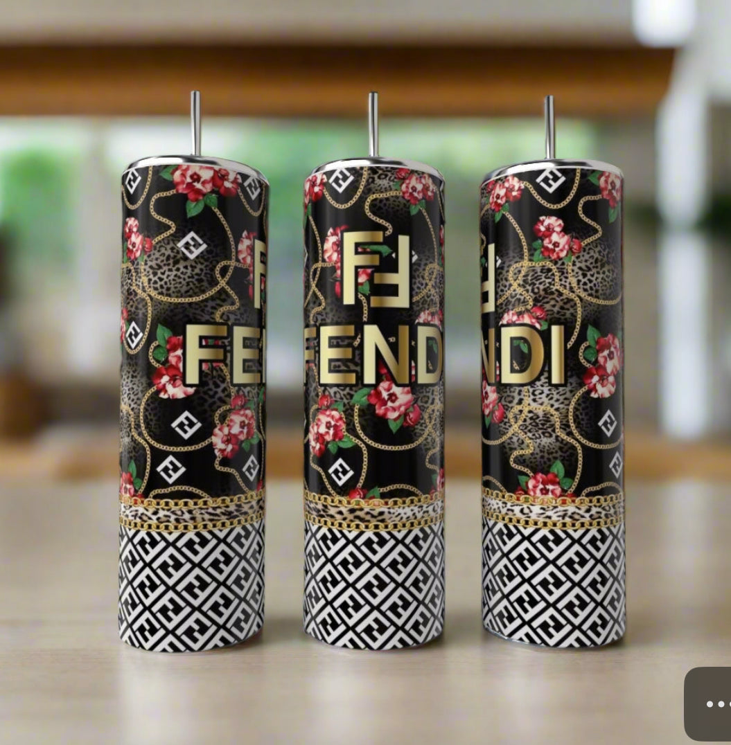 FENDI Rose 20oz Skinny Tumbler