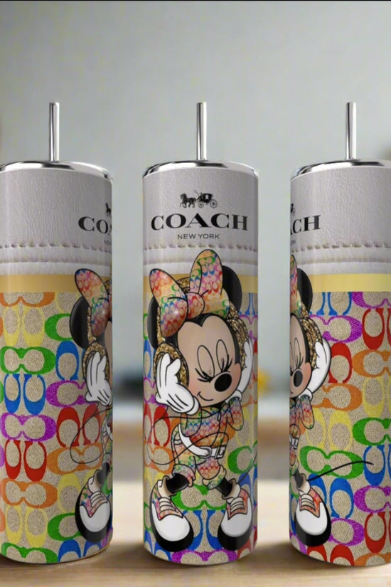 Minnie Mouse Coach 20oz Skinny Tumbler