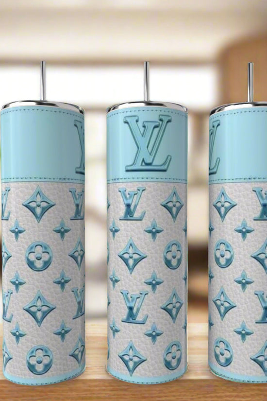 LV Sky Blue 20oz Tumbler