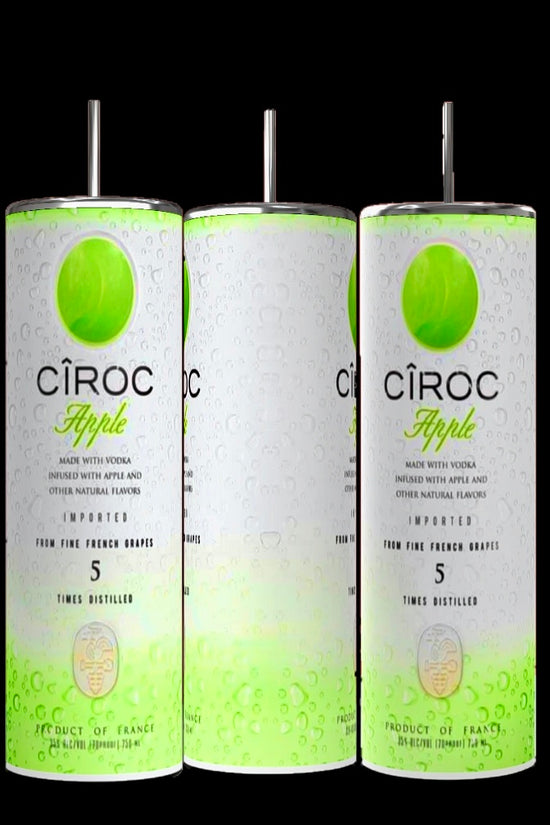 Ciroc Tropical Template 4 pack SVG, DTF transfer, PNG, tumbler wrap