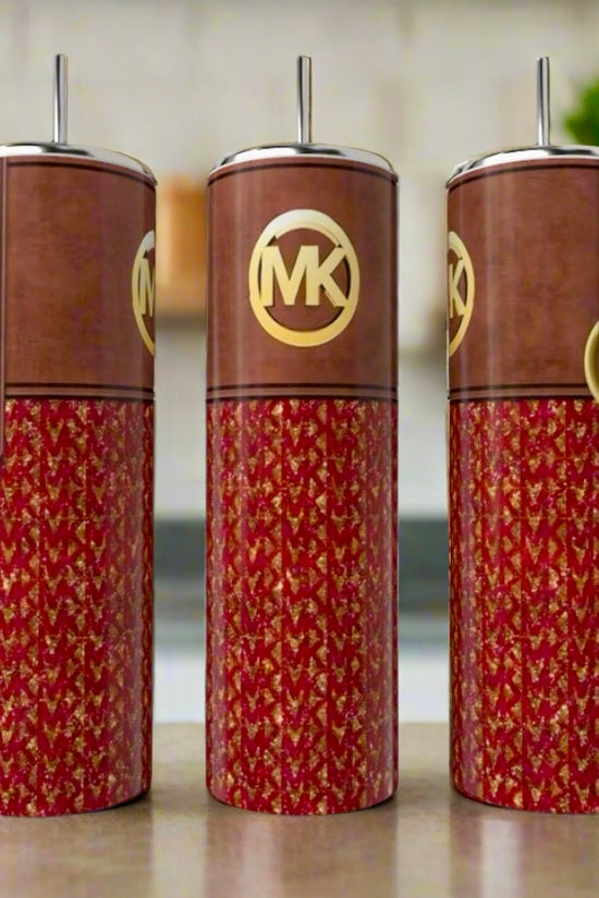 MK 20oz Tumbler | Brown/Red