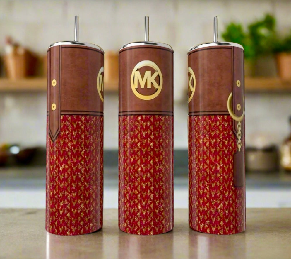 MK 20oz Tumbler | Brown/Red