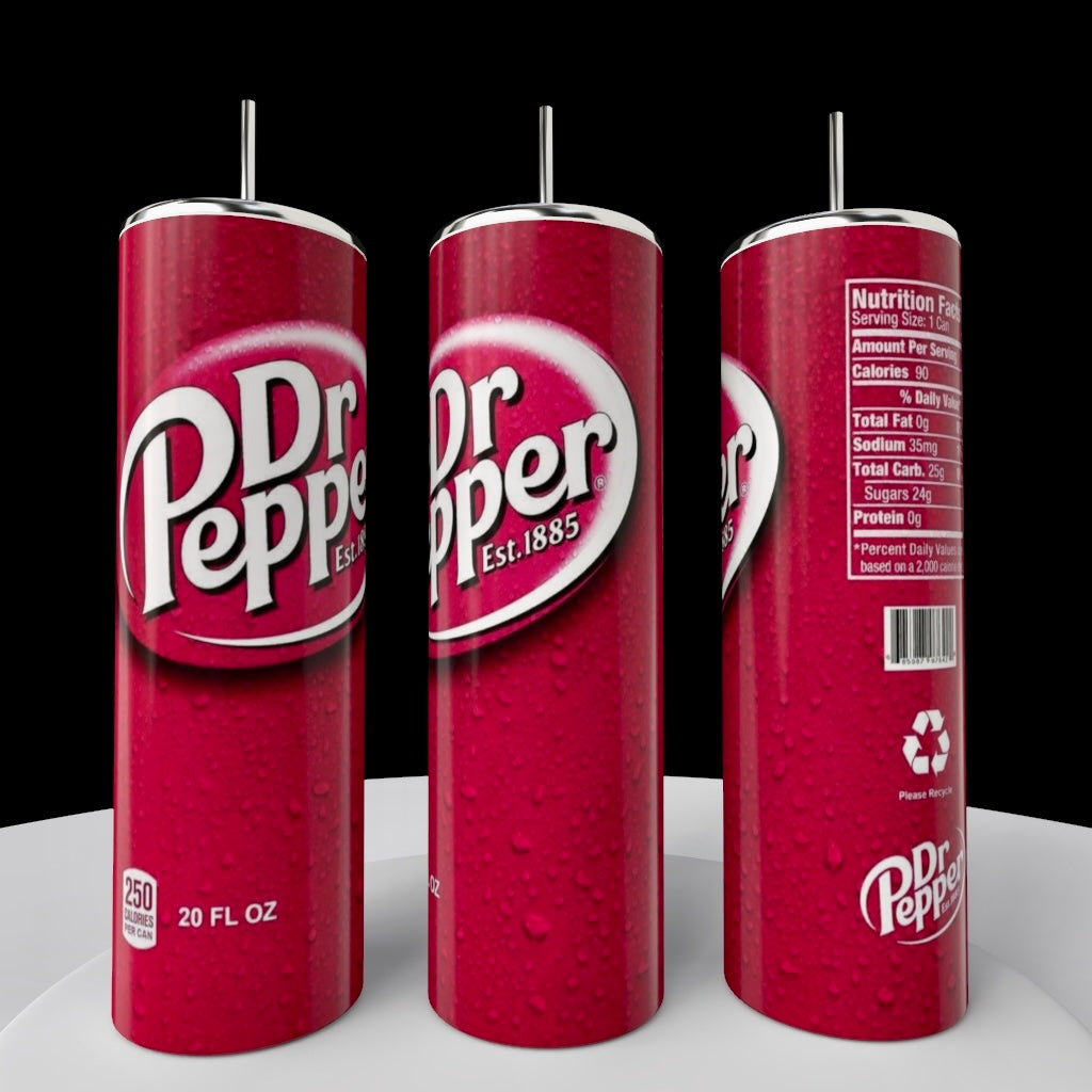 Dr Pepper Stainless Steel Tumbler