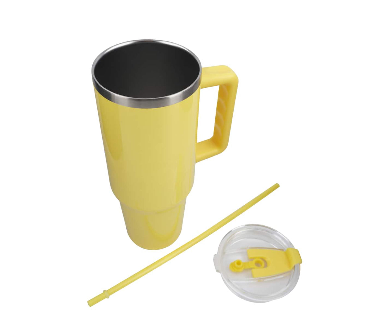 Yellow Shimmer 40oz LV Engraved Tumbler