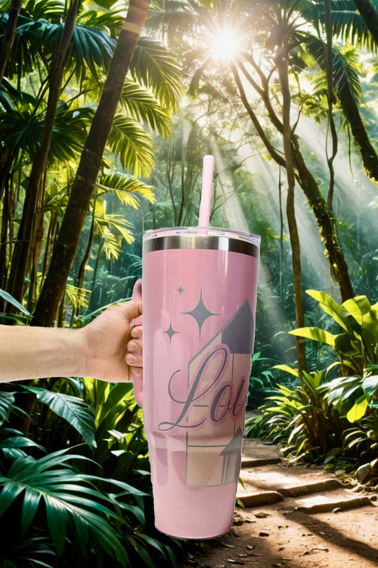 Lover House 40oz Taylor Swift Engraved Shimmer Tumbler