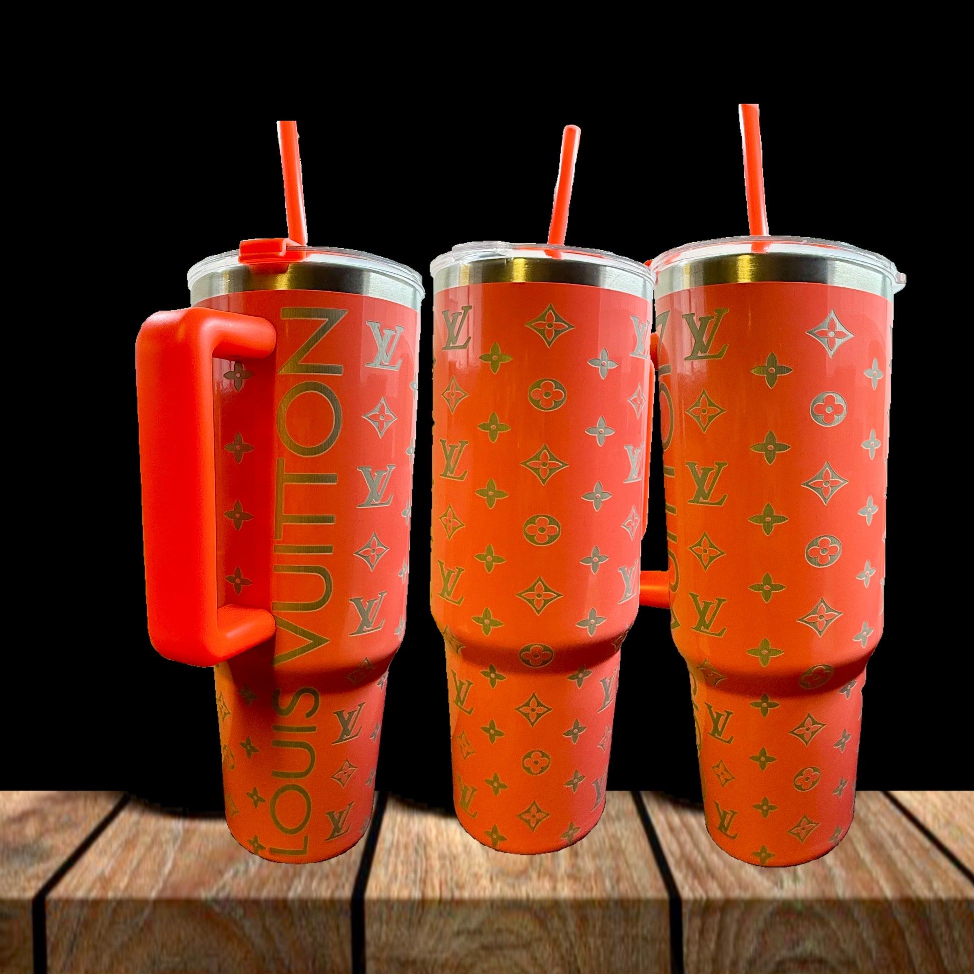 Coral 40oz LV Engraved Tumbler