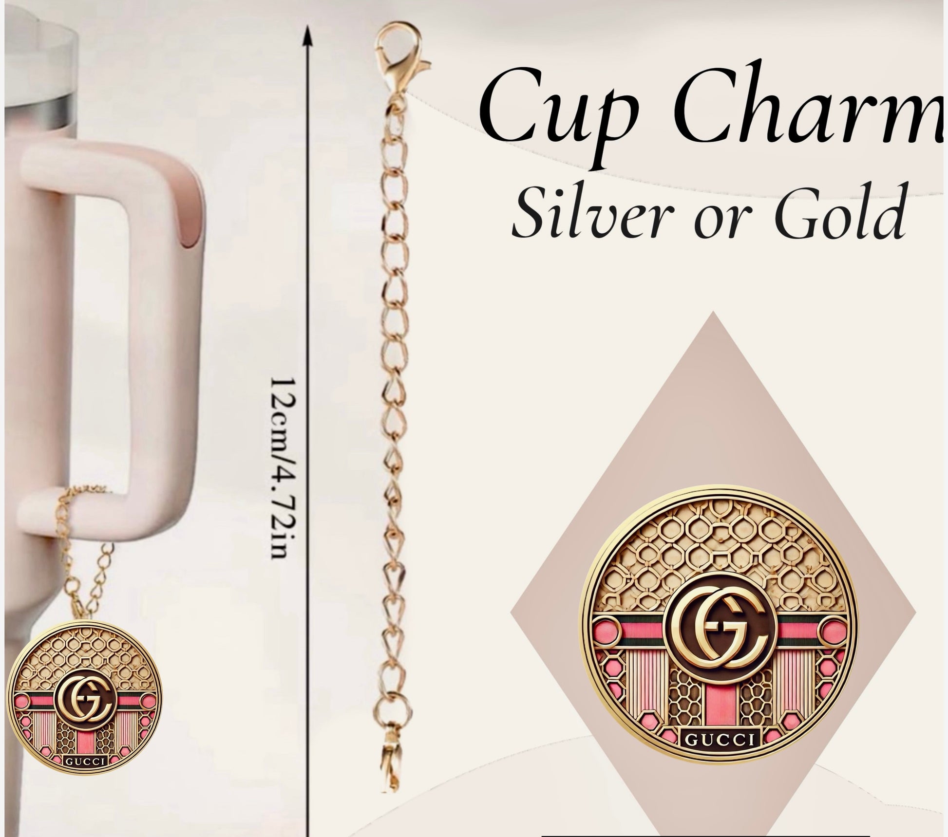 Gucci | Pink Cup Charm