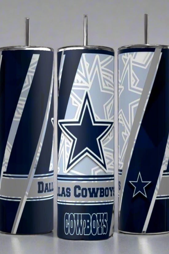 Cowboys- 20oz Skinny Tumbler