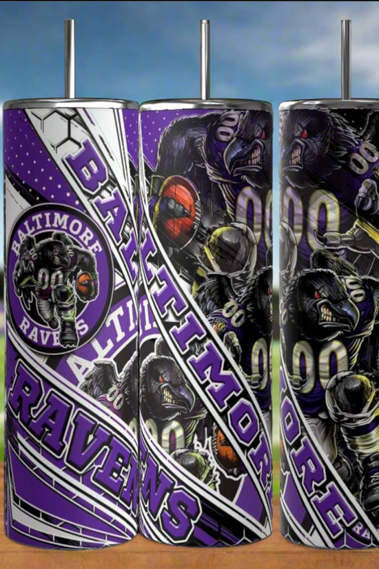NFL- Ravens - 20oz Skinny Tumbler
