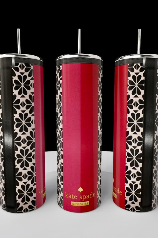 Red Kate Spade 20oz Skinny Tumbler