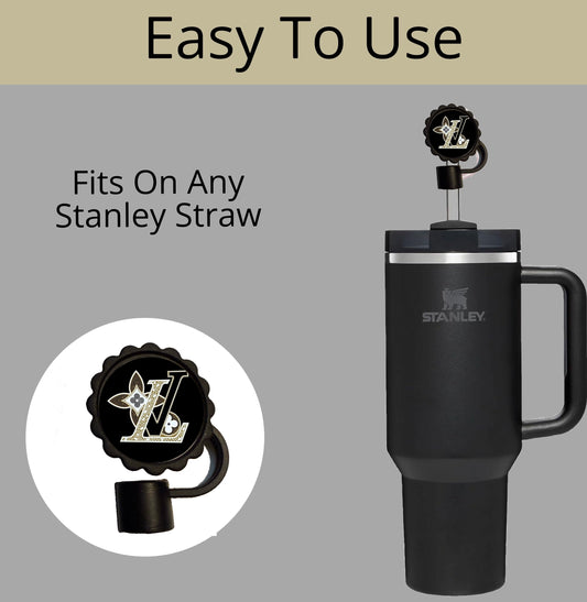 LV Straw Cover- Fits Stanley cup sizes 40oz 30oz 20oz- 10mm straws