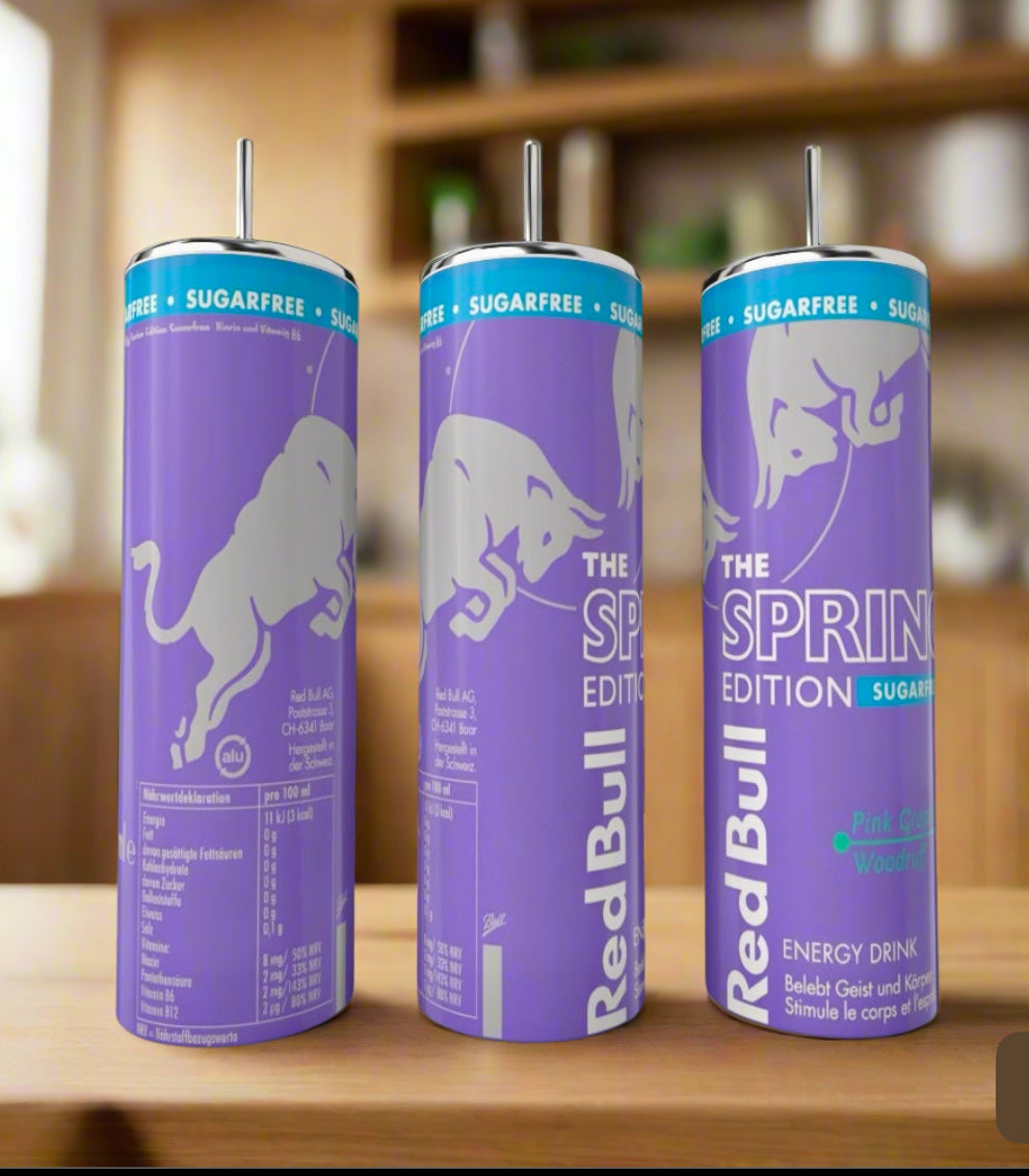 Spring Red Bull 20oz Tumbler