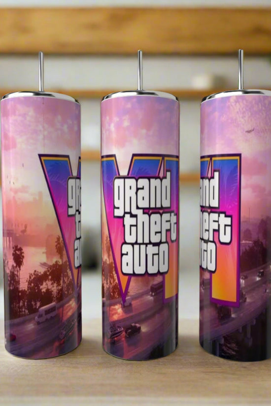 Grand Theft Auto 20oz Tumbler