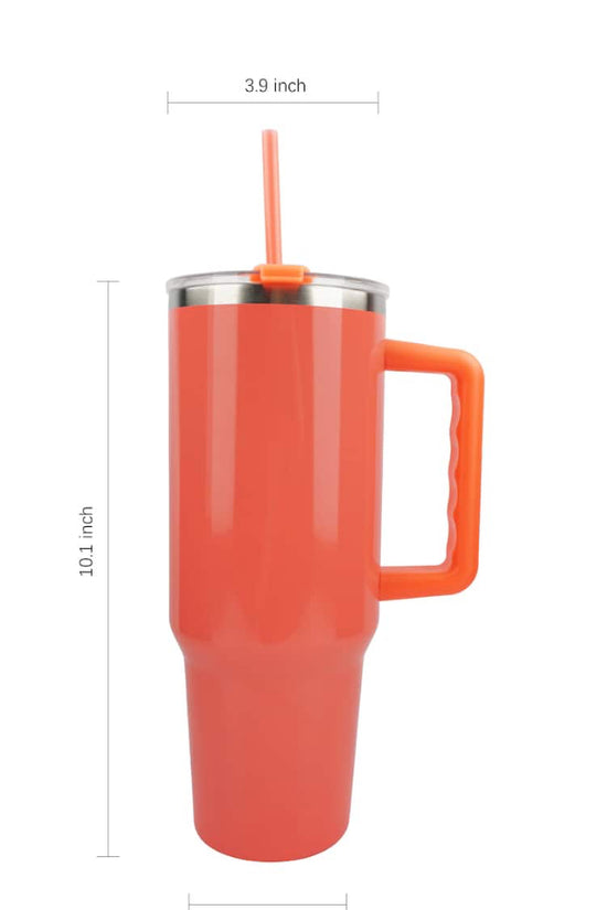 Coral 40oz LV Engraved Tumbler