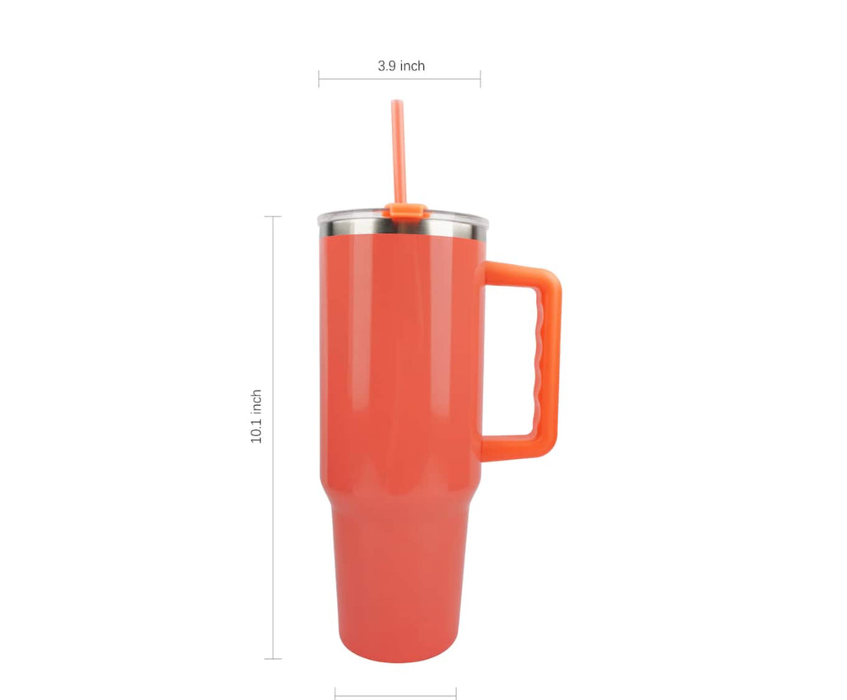 Coral 40oz LV Engraved Tumbler
