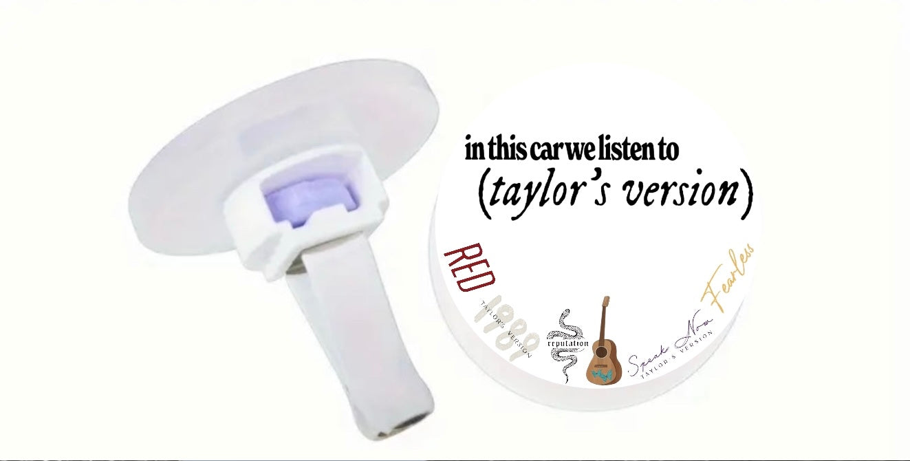 In This Car We Listen To Taylors Version Car Air Freshener
