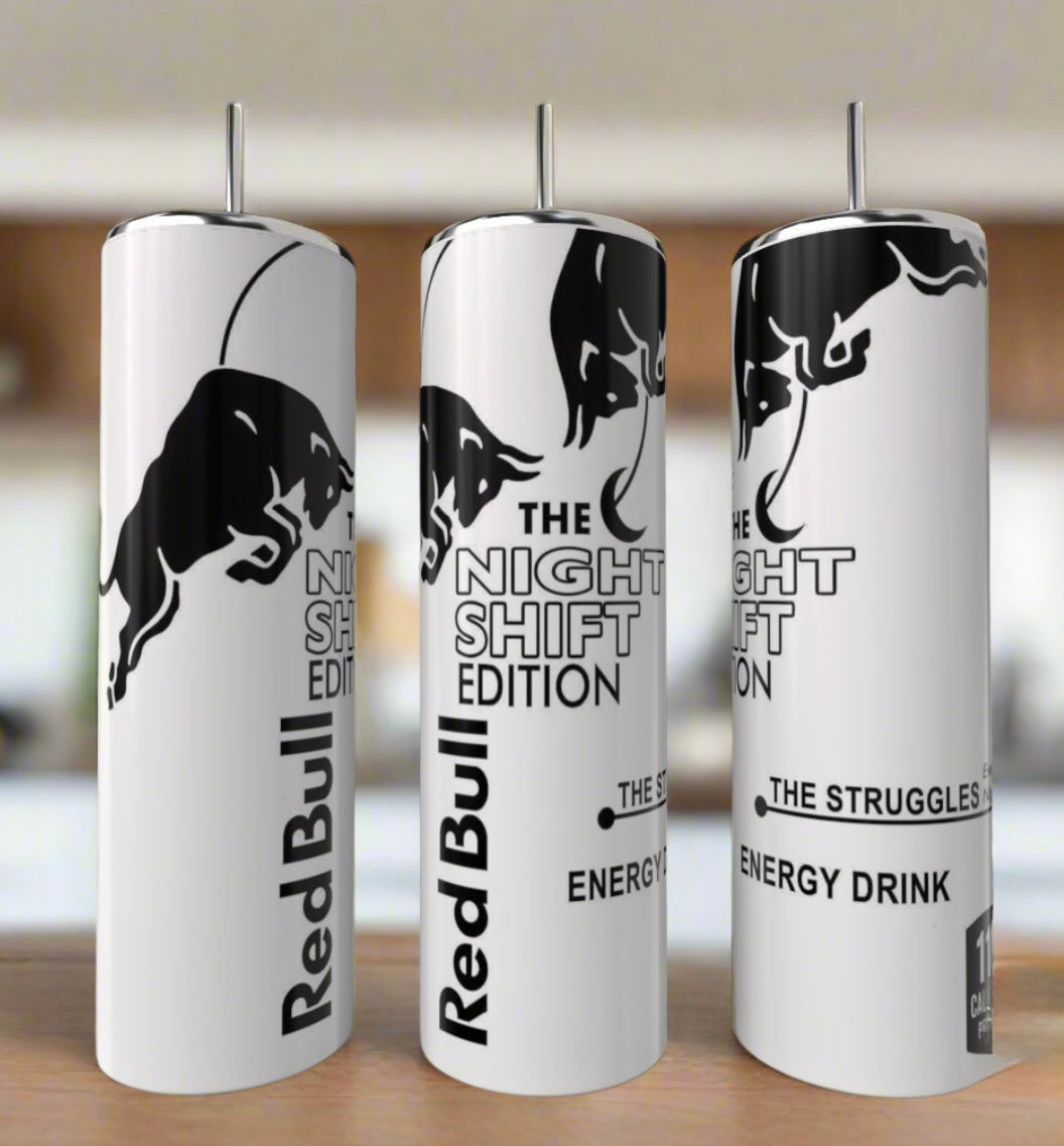 Red Bull Night Shift Edition 20oz Tumbler