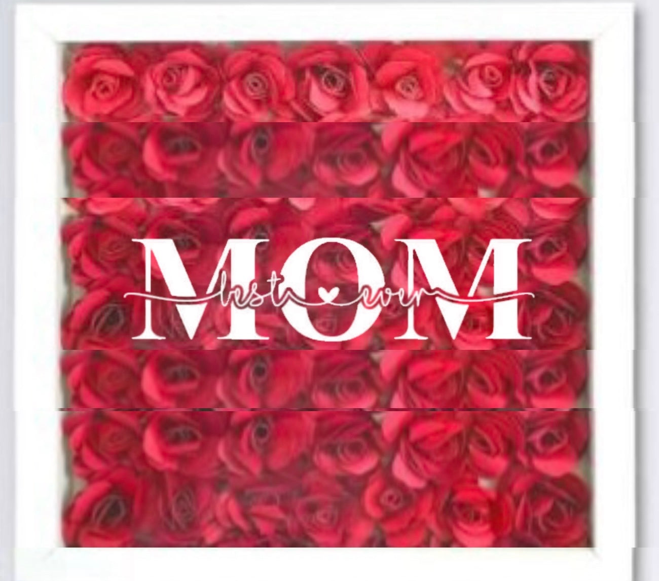 Mom 10x10 Flower Shadow Box