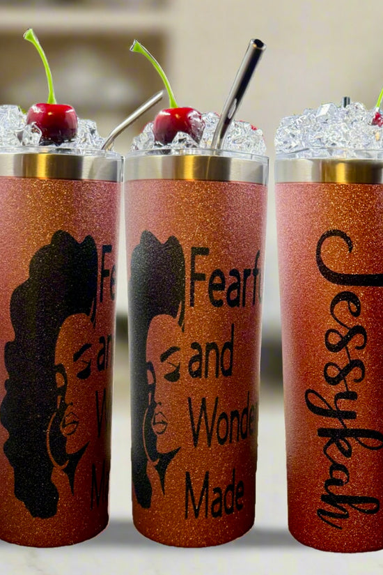 Custom 20oz Tumbler with 3D Lid Topper