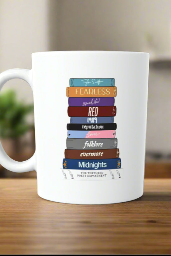 Taylor Swift Era’ Book Ceramic Mug