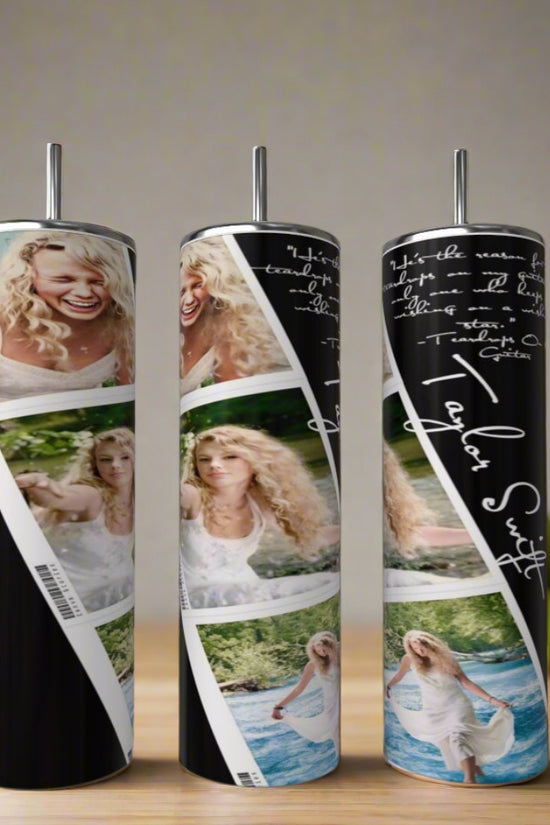Debut Polaroid Taylor Swift 20oz Skinny Tumbler