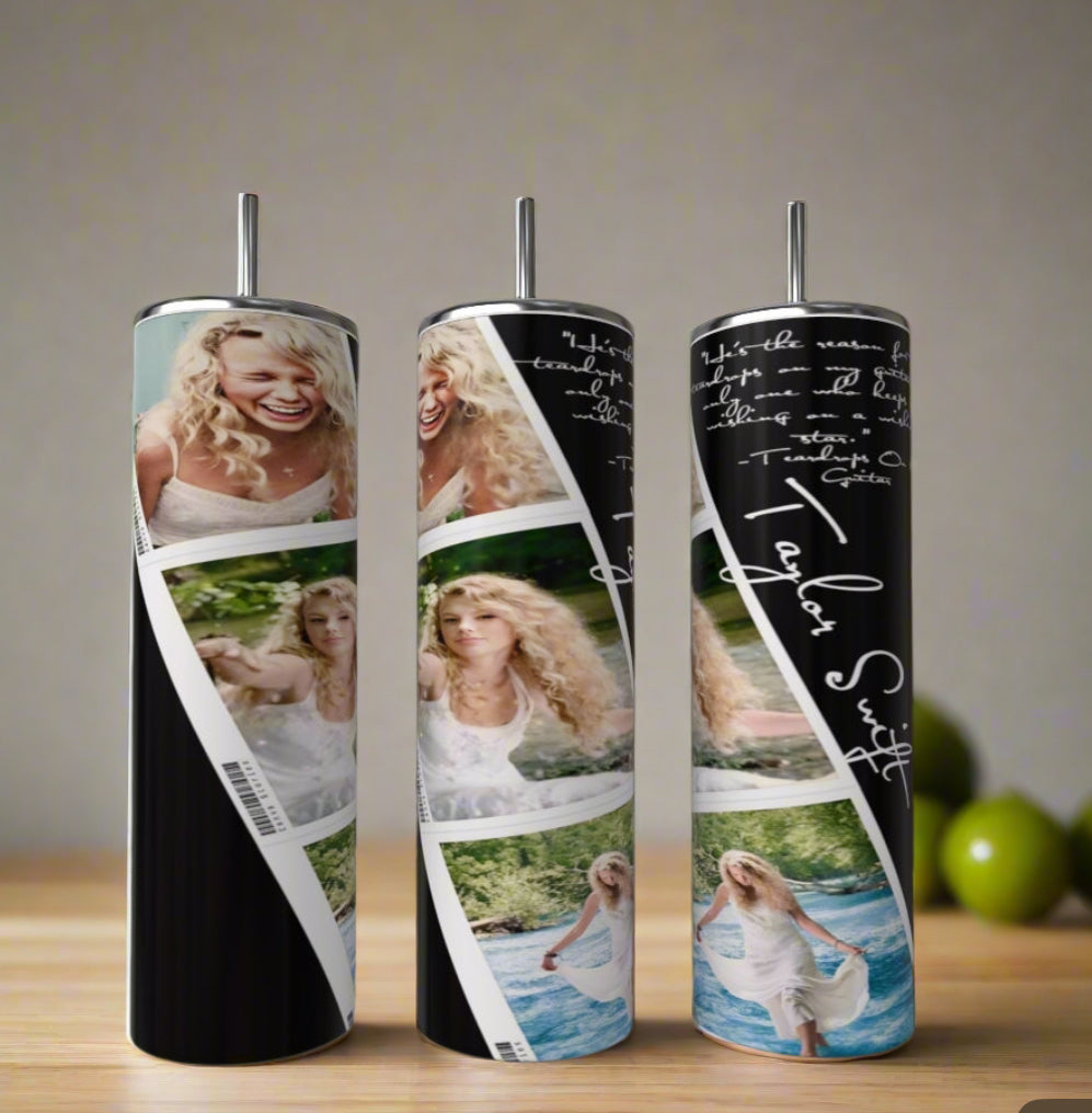 Debut Polaroid Taylor Swift 20oz Skinny Tumbler