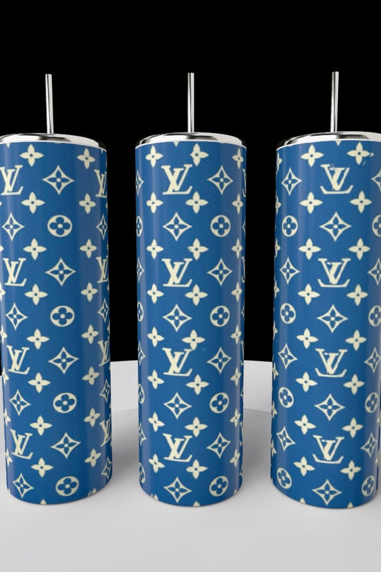 LV Blue & Yellow 20oz Tumbler