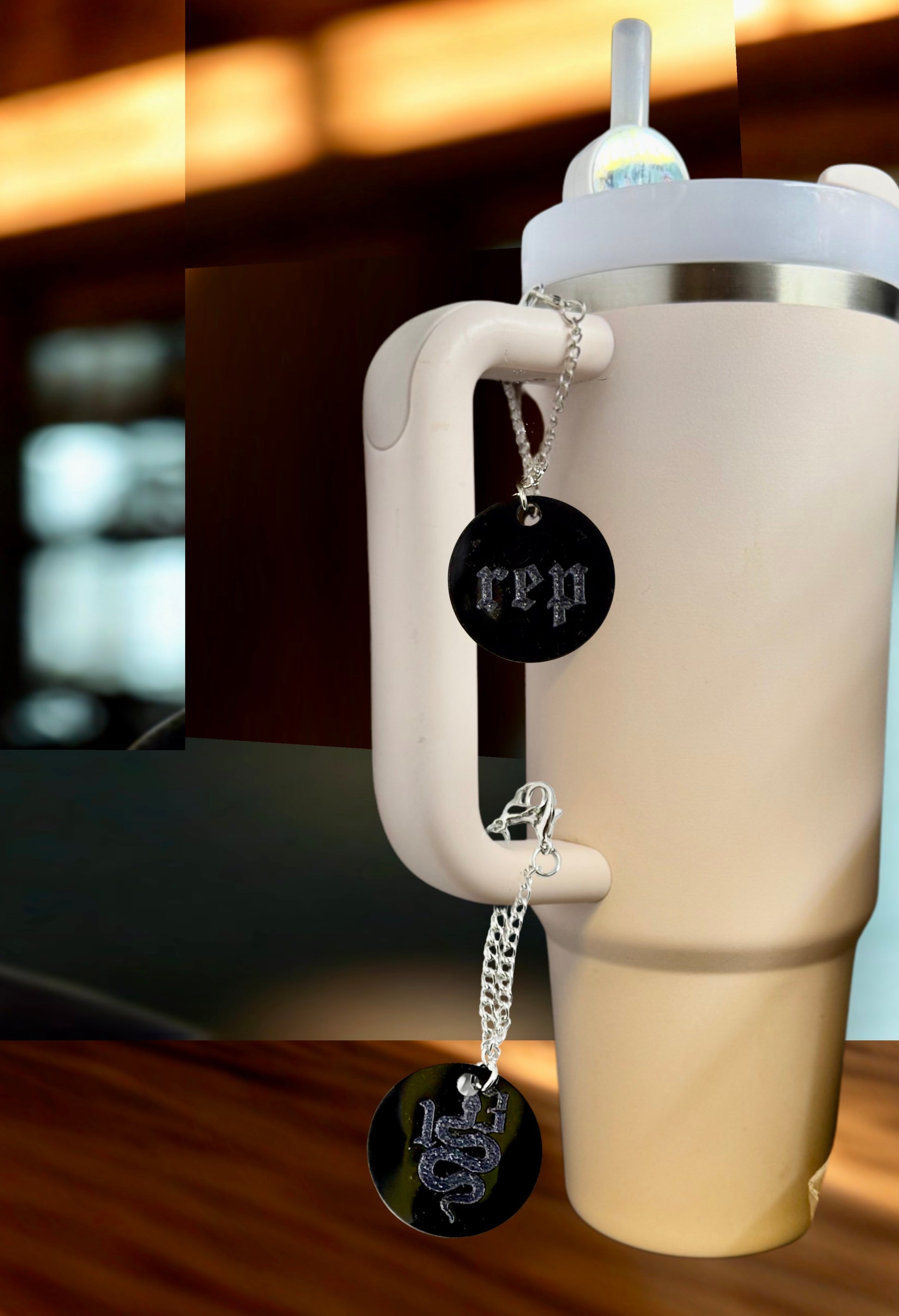 REP| 13 Snake | Engraved | Cup Charm