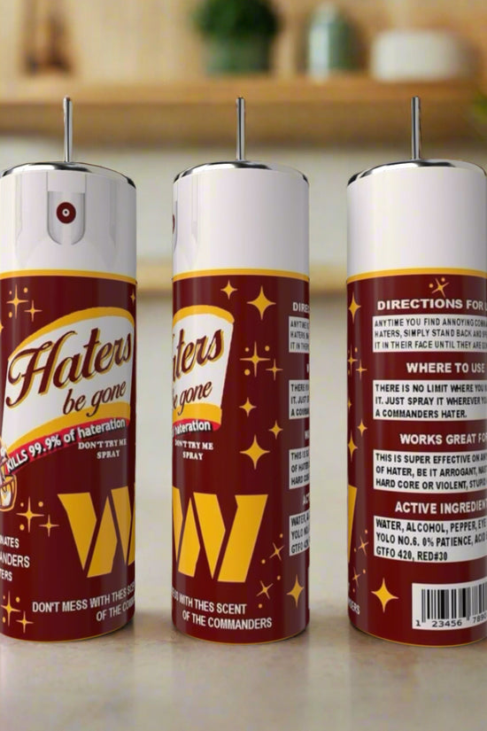 Washington Commanders Haters 20oz Tumbler
