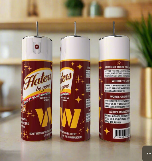 Washington Commanders Haters 20oz Tumbler