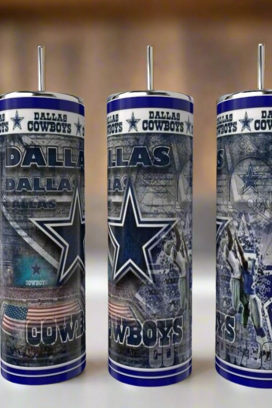 Dallas Cowboys Flag 20oz Tumbler