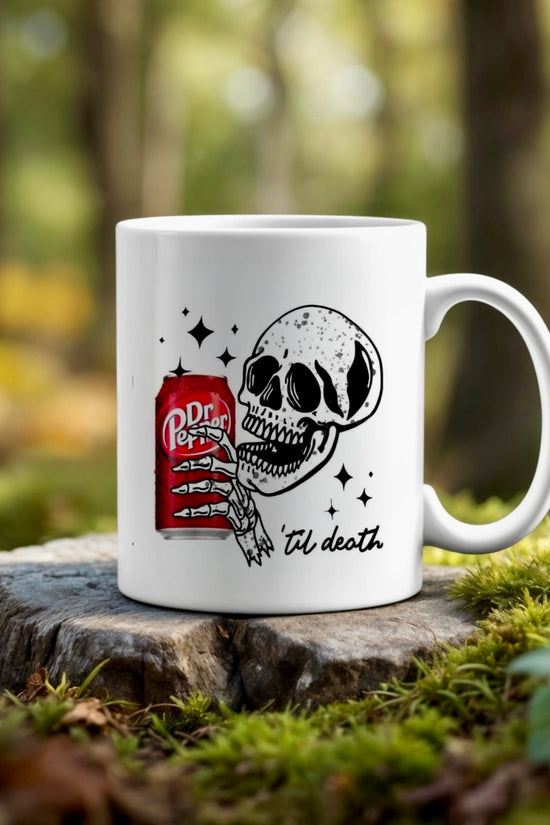 To death Skull Ceramic Mug | Pepsi | Red Bull | Dr Pepper